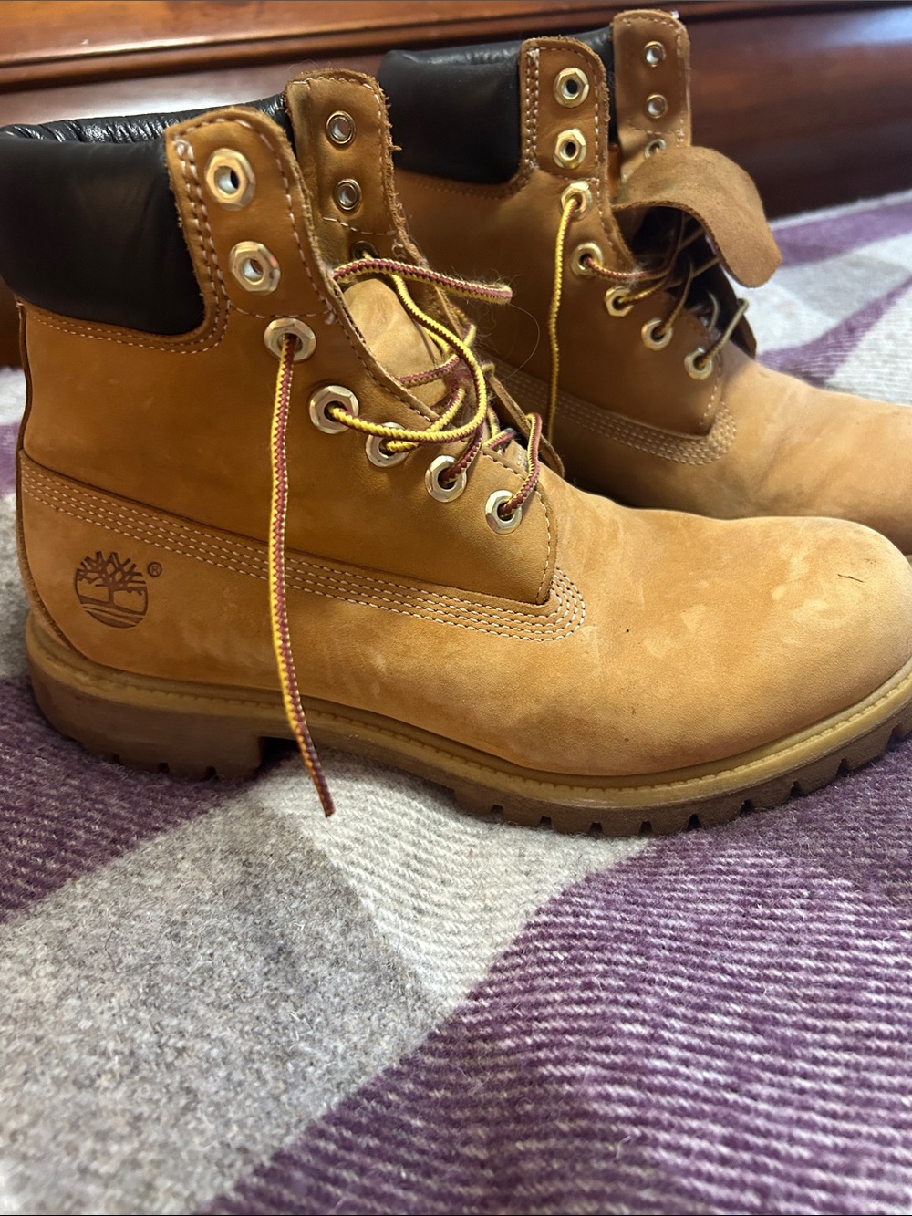 Timberland Wheat Nubuck Work-Style Boots